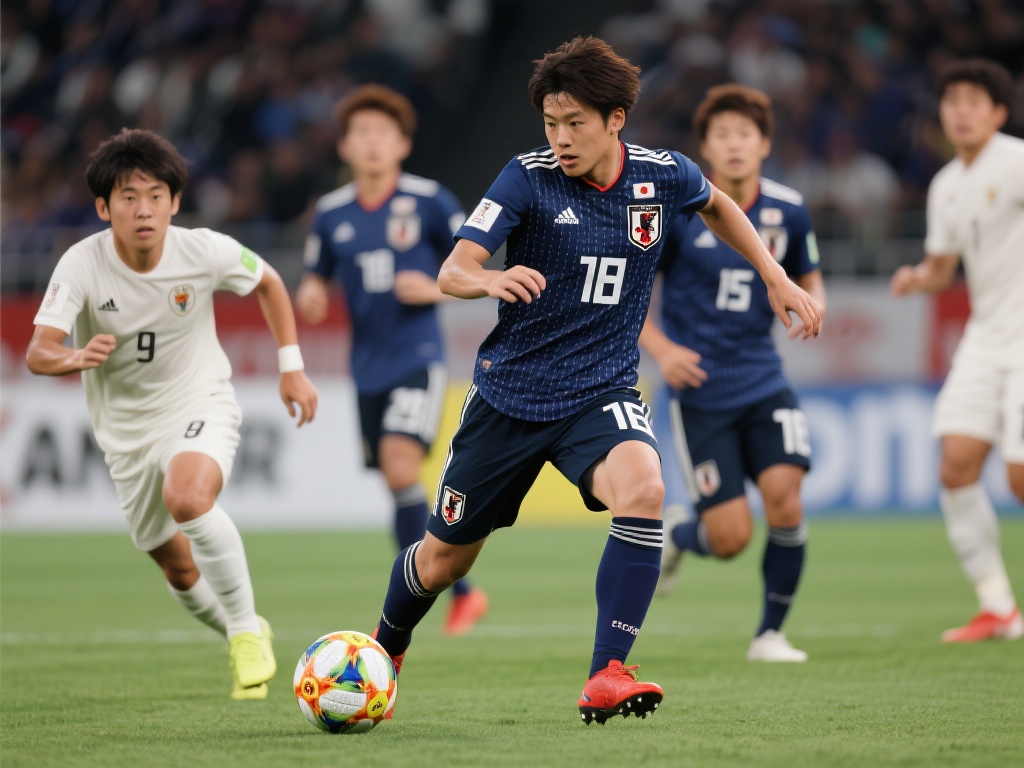 世预赛日本主场狂飙 六球痛击印尼迎大胜 比赛伊始,日本队展现出强大的控球能力与行